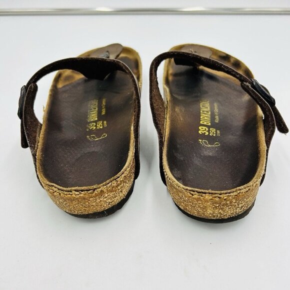 Birkenstock Gizeh Birko-Flor Sandal Women’s EU 39 US 8-8.5 Slip-On Thong Brown - Picture 6 of 7